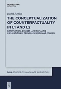 Cover: The Conceptualization of Counterfactuality in L1 and L2 - De Gruyter Mouton
