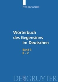Abbildung von: R-Z - De Gruyter