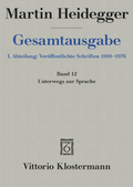Bild: Unterwegs zur Sprache (1950-1959) - Vittorio Klostermann Verlag