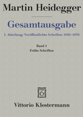 Abbildung von: Frühe Schriften (1912-1916) - Vittorio Klostermann Verlag