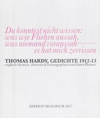 Enlarge image Cover: THOMAS HARDY, GEDICHTE 1912-13 - EDITION SIGNAThUR