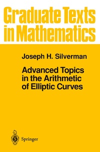 Abbildung von: Advanced Topics in the Arithmetic of Elliptic Curves - Springer