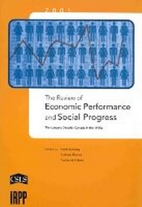Enlarge image Cover: The Review of Economic Performance and Social Progress, 2001 - Institute of Intergovernmental Relations