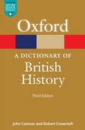 Cover: A Dictionary of British History - OUP eBook