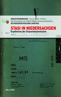 Abbildung von: Stasi in Niedersachsen - Wallstein