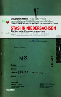 Abbildung von: Stasi in Niedersachsen - Wallstein