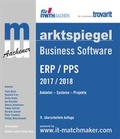 Cover: Marktspiegel Business Software ERP/PPS 2017/2018 - Trovarit