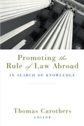 Cover: Promoting the Rule of Law Abroad - Distributed By Ingram Spark