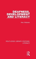 Cover: Deafness, Development and Literacy - Routledge