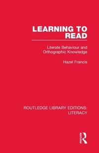 Enlarge image Cover: Learning to Read - Routledge