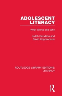 Enlarge image Cover: Adolescent Literacy - Routledge