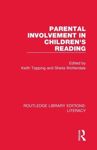 Enlarge image Cover: Parental Involvement in Children's Reading - Routledge