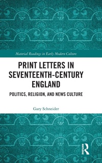 Enlarge image Cover: Print Letters in Seventeenth-Century England - Routledge