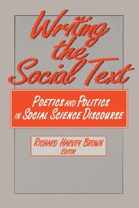 Abbildung von: Writing the Social Text - Routledge