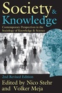 Cover: Society and Knowledge - Routledge