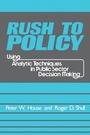 Bild: Rush to Policy - Routledge