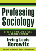 Cover: Professing Sociology - Routledge