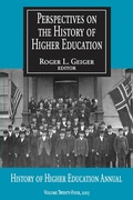 Cover: Perspectives on the History of Higher Education - Routledge