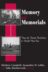 Enlarge image Cover: Memory and Memorials - Routledge