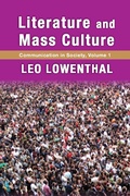 Cover: Literature and Mass Culture - Routledge