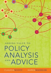 Enlarge image Cover: Adding Value to Policy Analysis and Advice - UNSW Press