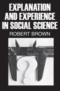 Cover: Explanation and Experience in Social Science - Routledge