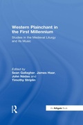 Cover: Western Plainchant in the First Millennium - Routledge