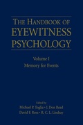 Cover: The Handbook of Eyewitness Psychology: Volume I - Psychology Press Ltd