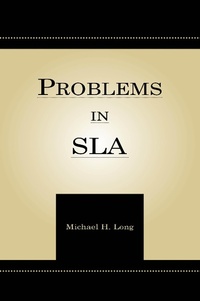 Enlarge image Cover: Problems in Second Language Acquisition - Routledge