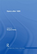 Cover: Opera after 1900 - Routledge