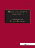Cover: Music and Medieval Manuscripts - Routledge