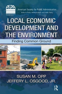 Enlarge image Cover: Local Economic Development and the Environment - Routledge