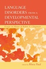 Cover: Language Disorders From a Developmental Perspective - Psychology Press Ltd