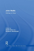 Cover: John Wallis: Writings on Music - Routledge