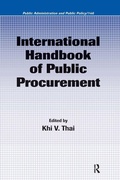 Cover: International Handbook of Public Procurement - Routledge