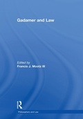 Cover: Gadamer and Law - Routledge