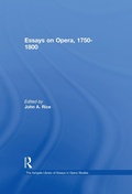 Cover: Essays on Opera, 1750-1800 - Routledge
