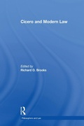Cover: Cicero and Modern Law - Routledge