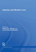 Cover: Aquinas and Modern Law - Routledge