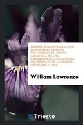 Cover: George Zabriskie Gray, D.D. - Trieste Publishing