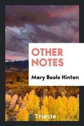 Cover: Other Notes - Trieste Publishing