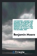 Cover: Universities, Ancient and Modern - Trieste Publishing
