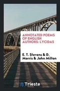 Cover: Annotated Poems of English Authors - Trieste Publishing