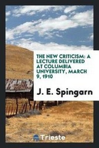 Enlarge image Cover: The New Criticism - Trieste Publishing
