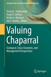 Enlarge image Cover: Valuing Chaparral - Springer