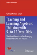 Cover: Teaching and Learning Algebraic Thinking with 5- to 12-Year-Olds - Springer