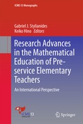 Cover: Research Advances in the Mathematical Education of Pre-service Elementary Teachers - Springer