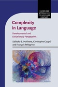 Cover: Complexity in Language - Cambridge University Press