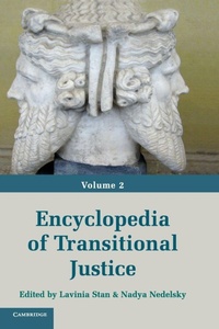 Enlarge image Cover: Encyclopedia of Transitional Justice - Cambridge University Press