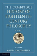 Cover: The Cambridge History of Eighteenth-Century Philosophy - Cambridge University Press